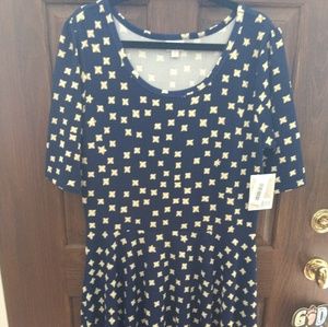 NWT LuLaRoe Nicole Dress 3xl